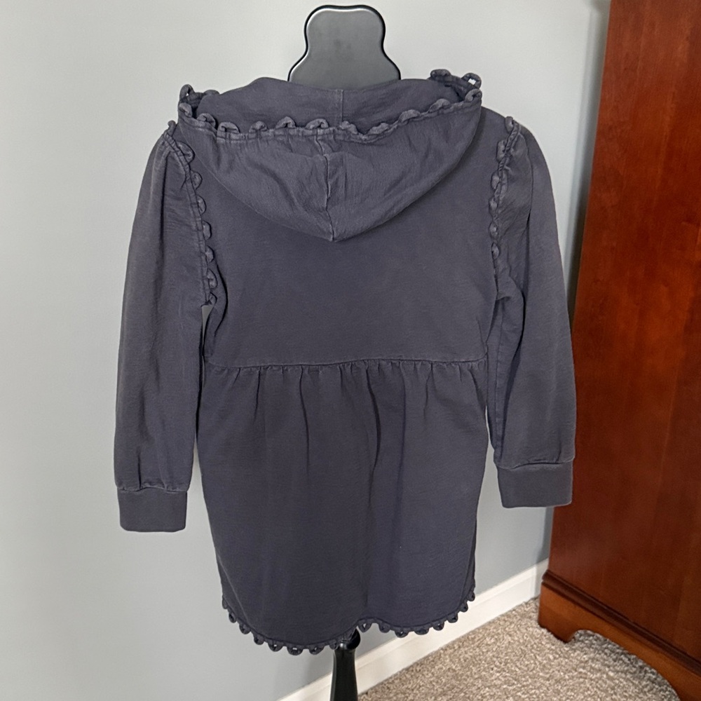 Anthropologie Charcoal Hooded Sweatshirt - Picture 5 of 8